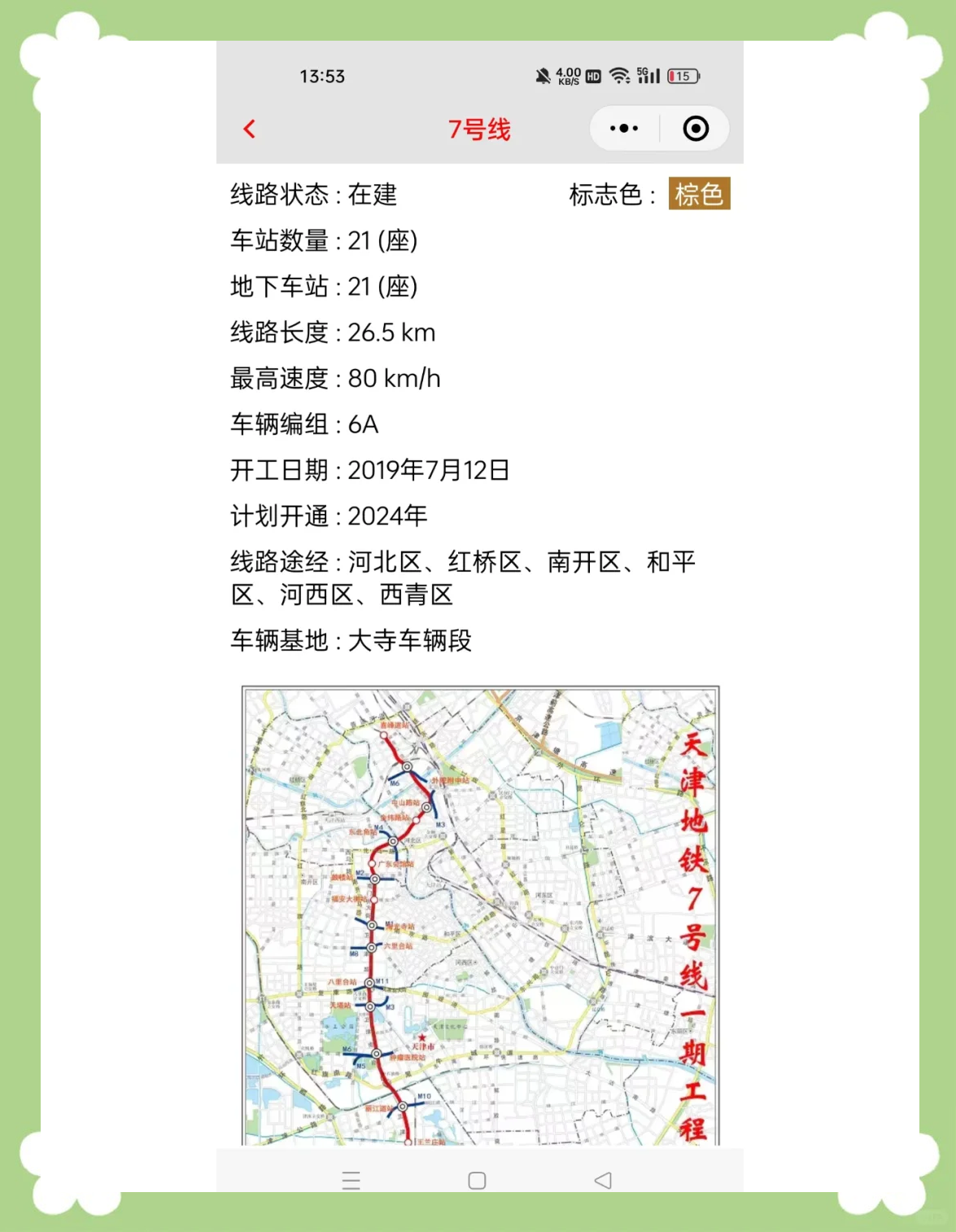 天津地铁7号线最新规划揭秘，重磅更新🚇
