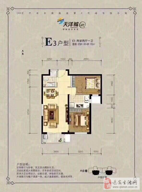 迁安天洋城最新房价与温馨家园故事概述